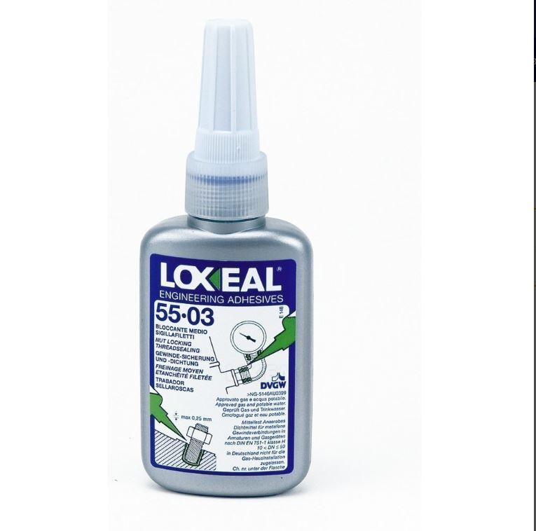 Фіксатор різьби 50мл середньої міцності Локсеаль