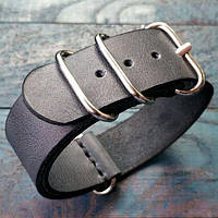 Кожаный черный ремешок для часов. Коричневый ремешок для часов. Ремешок НАТО, зулу.