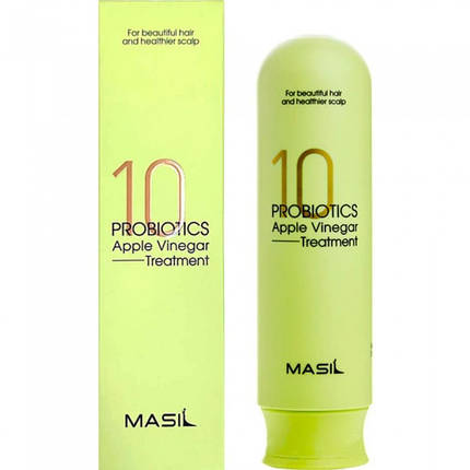Бальзам для волосся проти лупи з яблучним оцтом Masil 10 Probiotics Apple Treatment 300ml, фото 3