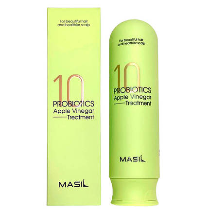 Бальзам для волосся проти лупи з яблучним оцтом Masil 10 Probiotics Apple Treatment 300ml, фото 4