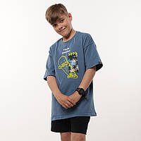 Футболка для подростка Gbi Teens оверсайз FTT-24-1 Синий на рост 140 (14072)