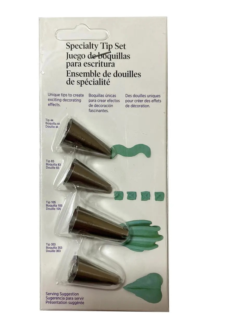 Набір кондитерських насадок для орнаменту 4 шт, фото 1