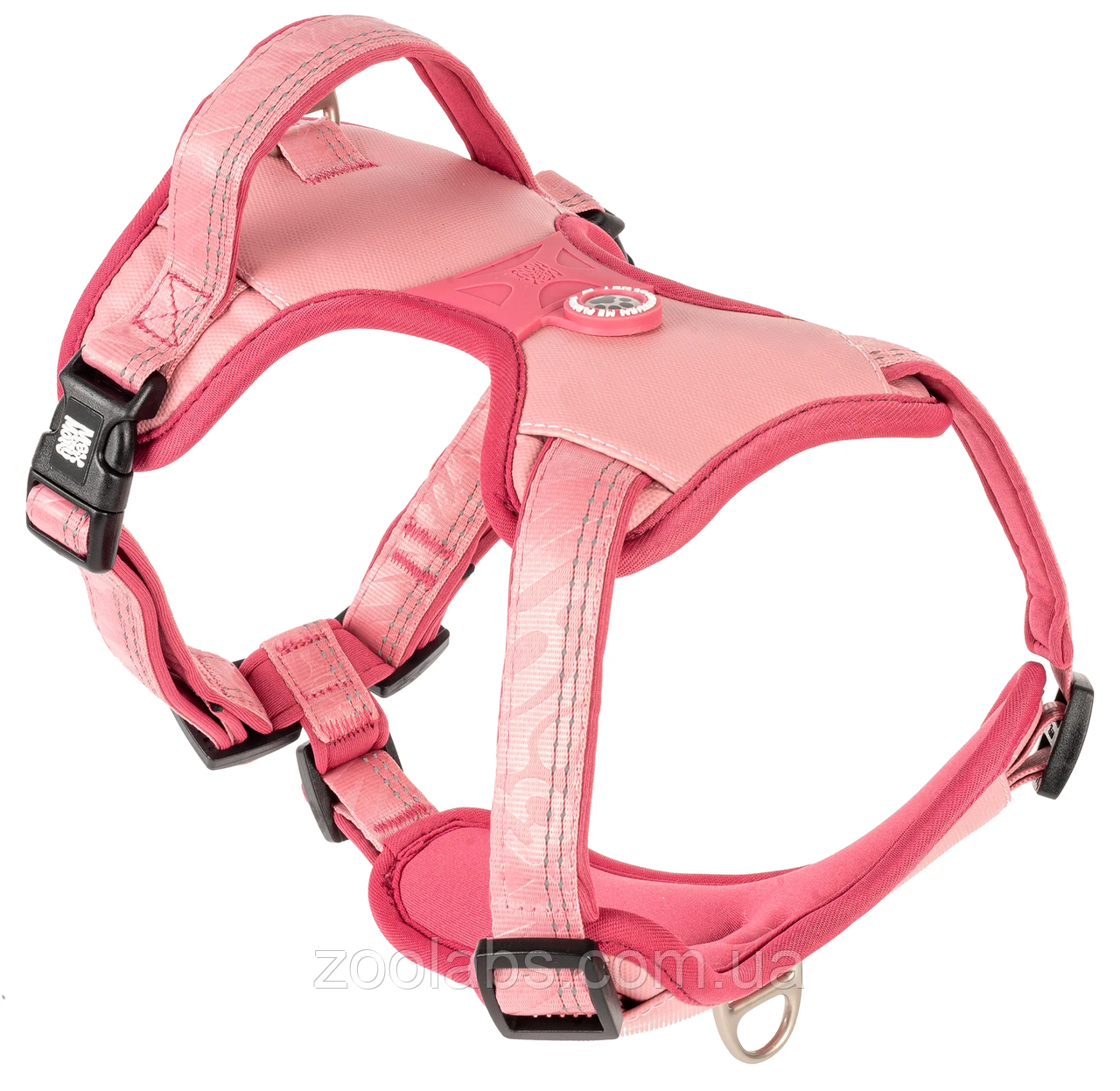 Шлея для собаки Max & Molly Smart ID Sport Harness Matrix 2.0 Rose рожева