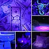 Ліхтар ультрафіолетовий 21 LED UV / УФ ліхтарик / 395-400 нм / ліхтар UV LED, фото 6