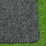 Ковролін сірий на гумовій основі Betap DALTON 83, ширина 3 м, фото 3