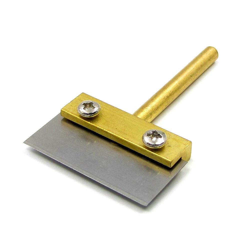 TU  TU Жало паяльника с лопаткой и сменным лезвием 38 mm, d=5 mm для удаления остатков клея после разделения комплекта дисплей +