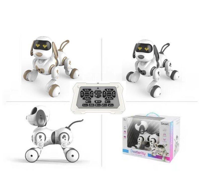 Собачка на радіокеруванні 18011 (6) 2 кольори, розпізнавання жестів, вбудований акум., LED підсвіч., рухає