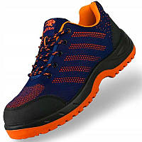 Спецвзуття робоче з метал носком, кросівки чоловічі ударостійкі повсякденні, захисні демісезонні btex, польша