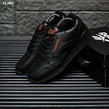 Кросівки чоловічі чорні шкіряні 45 46 Reebok Classic, фото 2