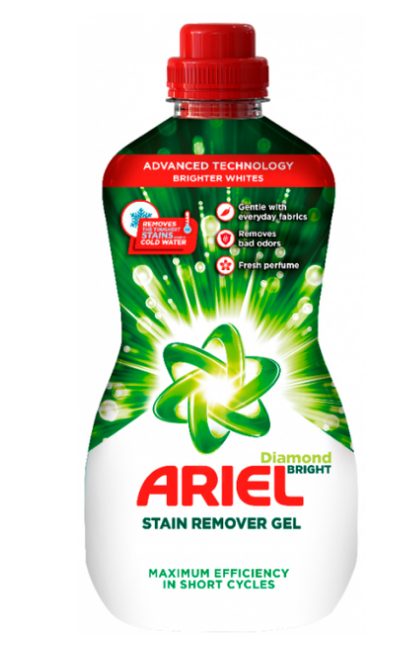 Гель-засоб для виведення плям Ariel для білого, 950 мл 8435495830337