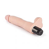 Вібратор Extreme Soft Realistic Scrotum Dildo Vibrator 9.0 kitty.in.ua, фото 3