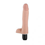 Вібратор Extreme Soft Realistic Scrotum Dildo Vibrator 9.0 kitty.in.ua, фото 4