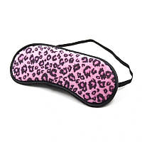 Маска на очі Bdsm Blindfolds Pink Leopard kitty.in.ua