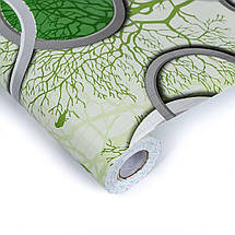 Самоклеюча плівка на паперовій основі 0,45х10м х 0,07мм Зелені дерева SW-00000797, фото 2