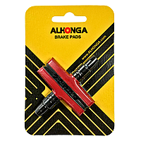Ободні гальмівні колодки нарізні HJ-EN02 Alhonga червоний
