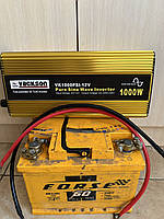 Перетворювач інвертор 12 220 з чистою синусоїдою  pure sine Vackson (VK1000PSI) 12V-220V 1000W, фото 6