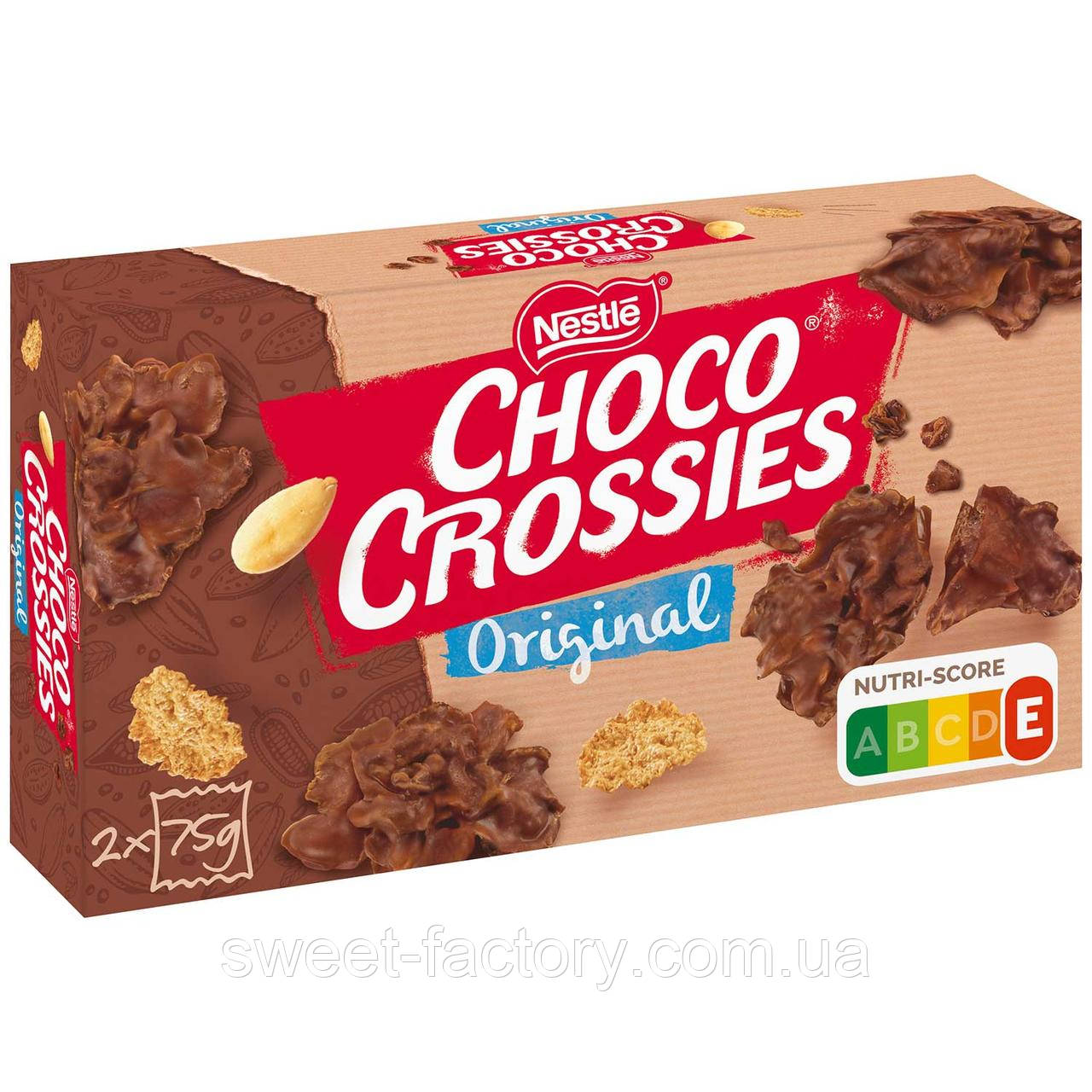 Шоколадні цукерки Nestle Choco Crossies Original 2s 150g