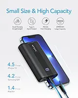 Power Bank VRURC с быстрой зарядкой 22.5Вт 20000mAh, PD QC3.0 3 USB-A+1Micro+1USB-C+1 iPhone