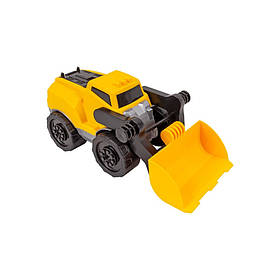 Дитячий іграшковий "Трактор" ТехноК 8553TXK з рухомим ковшем Жовтий, Toyman