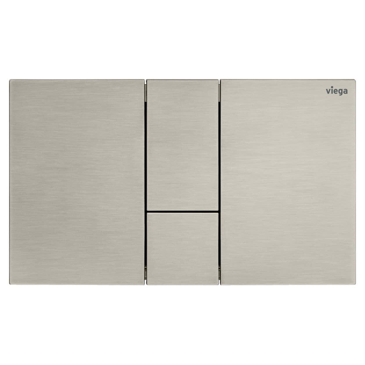 Кнопка зливу для інсталяції VIEGA подвійна матована сатин 126900 773298, фото 1