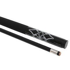 Кий для пулу розбірний GRAMAX CARBON KS-6207 145x1,2 см чорний-білий