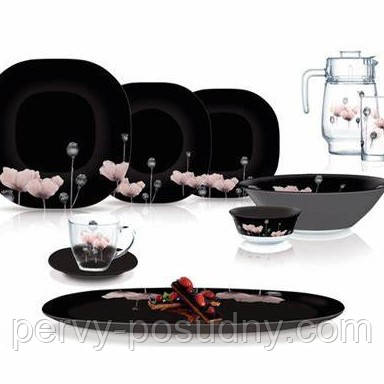 Столовий сервіз NeoCari Angelique Ro 46 пр Luminarc N8124