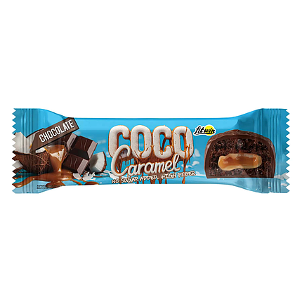 Батончик FitWin Coco Caramel 40 g (Chocolate), фото 1