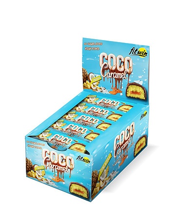 Батончик FitWin Coco Caramel 40 g (Pineapple), фото 2