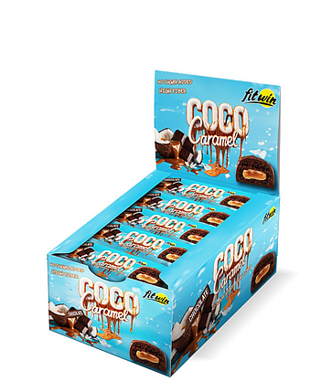 Батончик FitWin Coco Caramel 40 g (Chocolate), фото 2