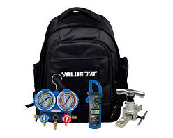 Набір Сумка VALUE VTB -8C ( вальцювання , колетор , труборіз ,трубрасиритель,ріммер, тестер, ключі