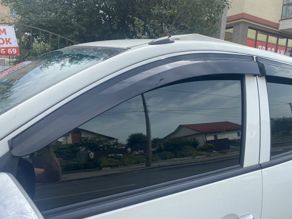 Вітровики (4 шт., Sunplex Sport) для Fiat Fullback 2016- рр, фото 1