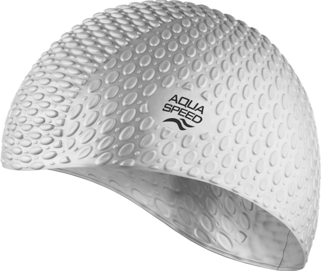 Шапочка для плавання Aqua Speed Bubble (102-26) Silver, фото 1