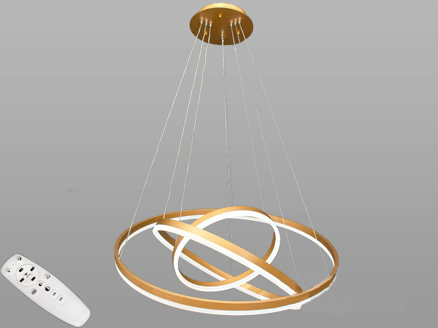 LED-люстра Diasha з димером 160 W D8174-800+600+400G dimmer