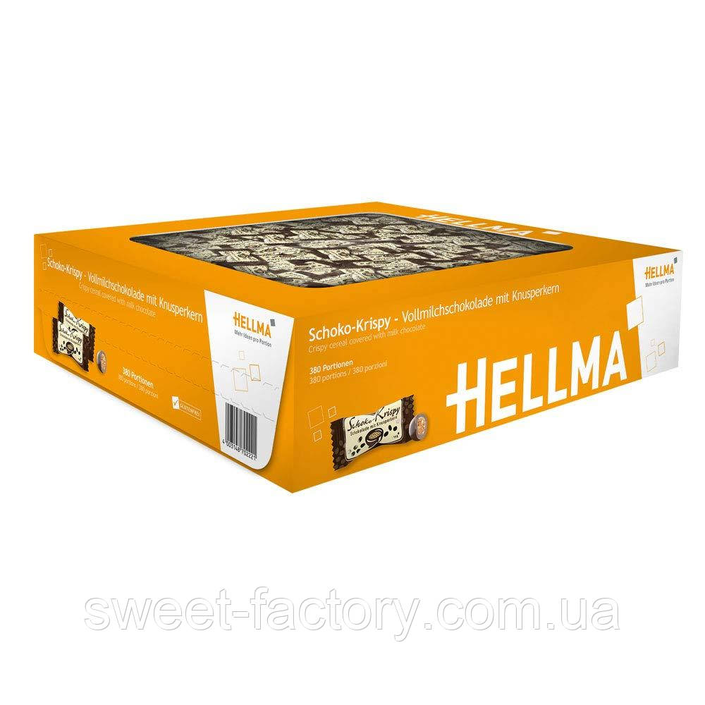 Шоколадні цукерки Hellma Schoko Krispy Vollmilchschokolade 418g