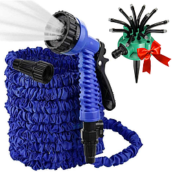 Садовий шланг 30 м MAGIC HOSE + ПОДАРУНОК Садовий розпилювач 12в1 / Розтягувальний шланг для поливання