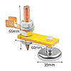 Магнітна маса клема з одним магнітом для зварювання 1 шт / Клема для зварювального апарату / Маса для зварювання, фото 10