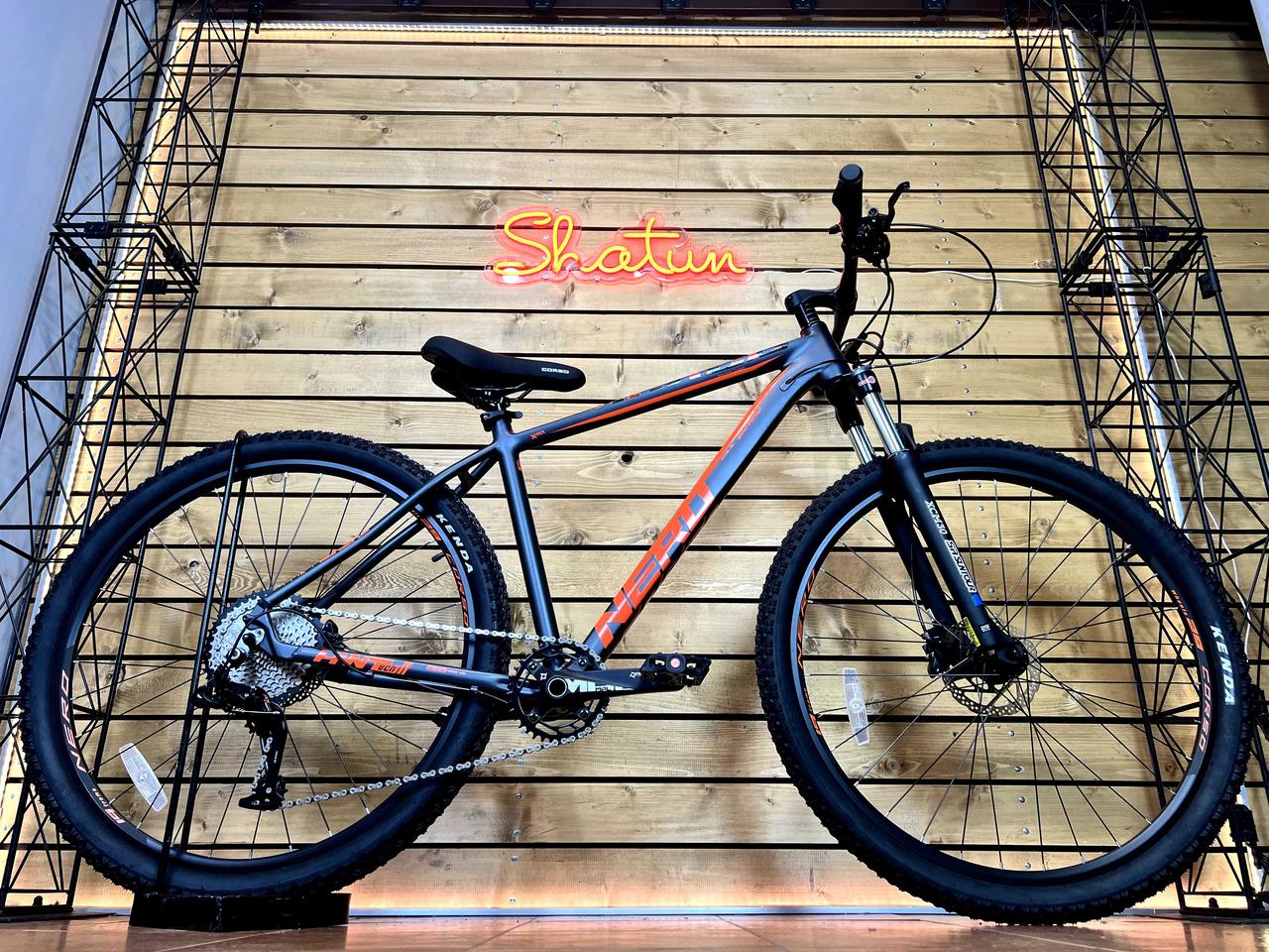 Велосипед гірський спортивний 29" Corso Nero NR-29604 сіро-помаранчевий на зріст 172-180 см