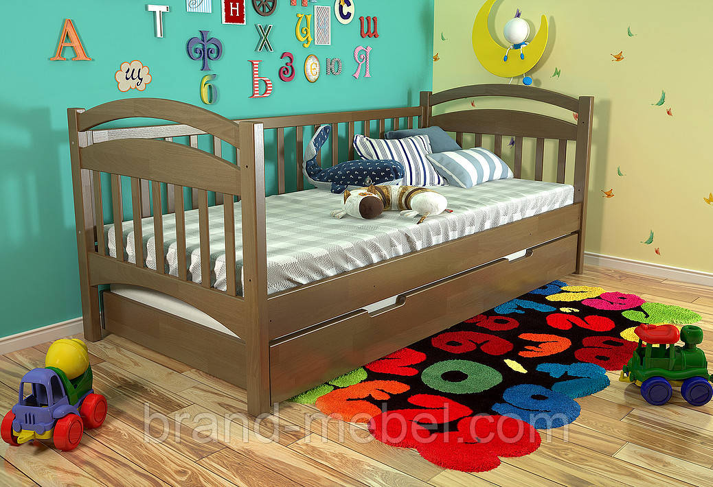 Детская деревянная кровать Алиса - фото 3 - id-p422781356
