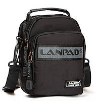 Тканинна чоловіча сумка Lanpad, чорний (mrk)