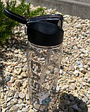 Пляшка для води CASNO 1000 мл KXN-1258 Чорна, фото 4