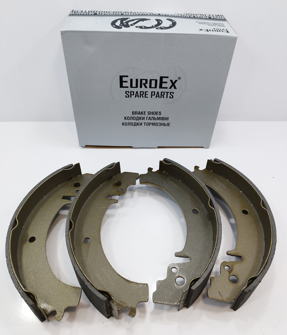 Колодки тормозные задние (к-т 4шт) ВАЗ 2101-07 EuroEx Венгрия, фото 1