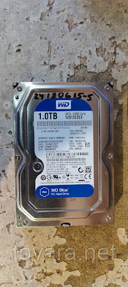 Жорсткий диск Вінчестер HDD 1 Tb / Тб Western Digital Blue WD10EZEX 3.5" SATA3 No 24180615/2