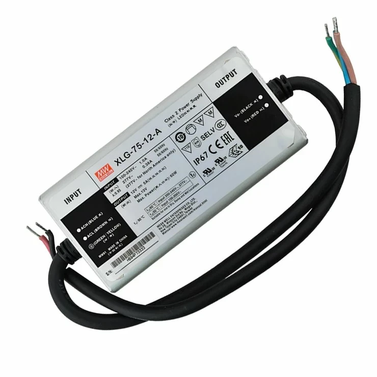 Блок живлення Mean Well 75W 12V 5А IP67 XLG-75-12-A