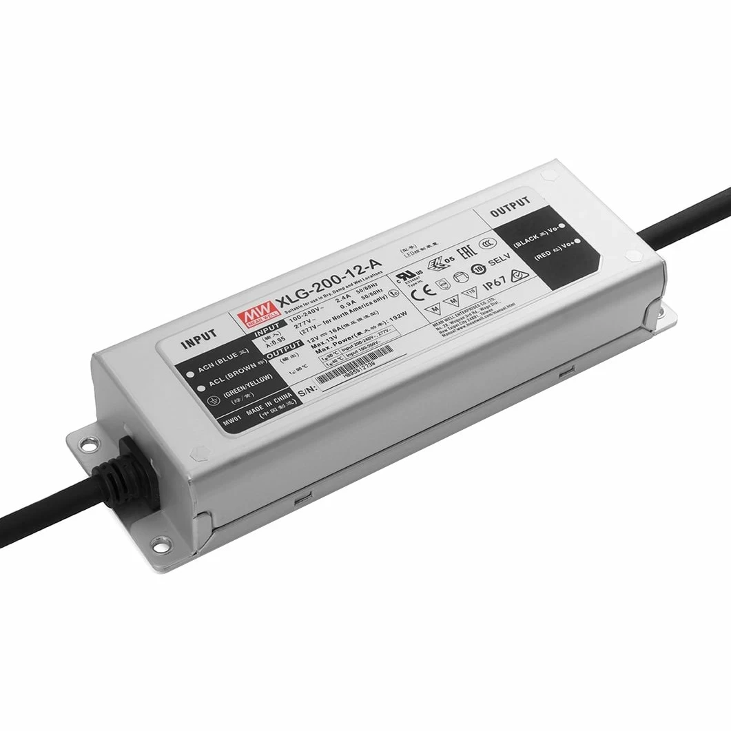 Блок живлення Mean Well 200W 12V 16А IP67 XLG-200-12-A