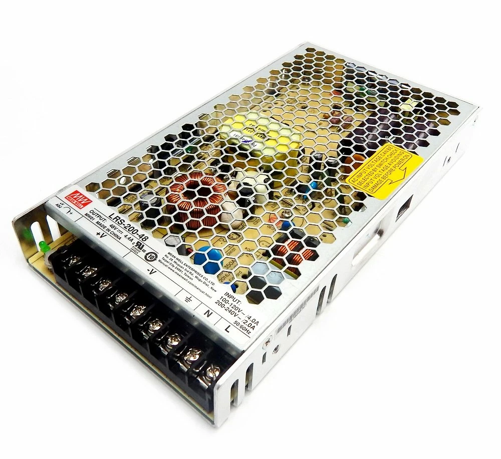 Блок живлення Mean Well 200W 48V 4.4A IP20 LRS-200-48