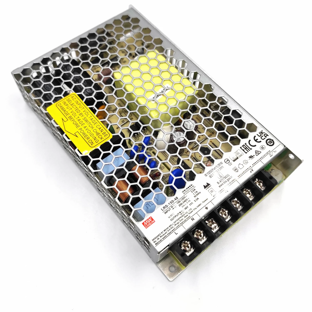 Блок живлення Mean Well 158.4W 48V 3.3А IP20 LRS-150-48