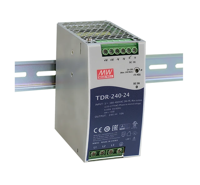 Блок живлення на DIN-рейку Mean Well 240W 10A 24V TDR-240-24