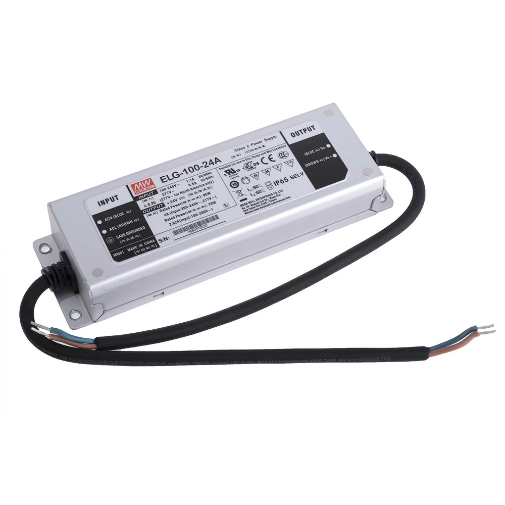 Блок живлення Mean Well 96W 4A 21.6~26.4V IP65 ELG-100-24A