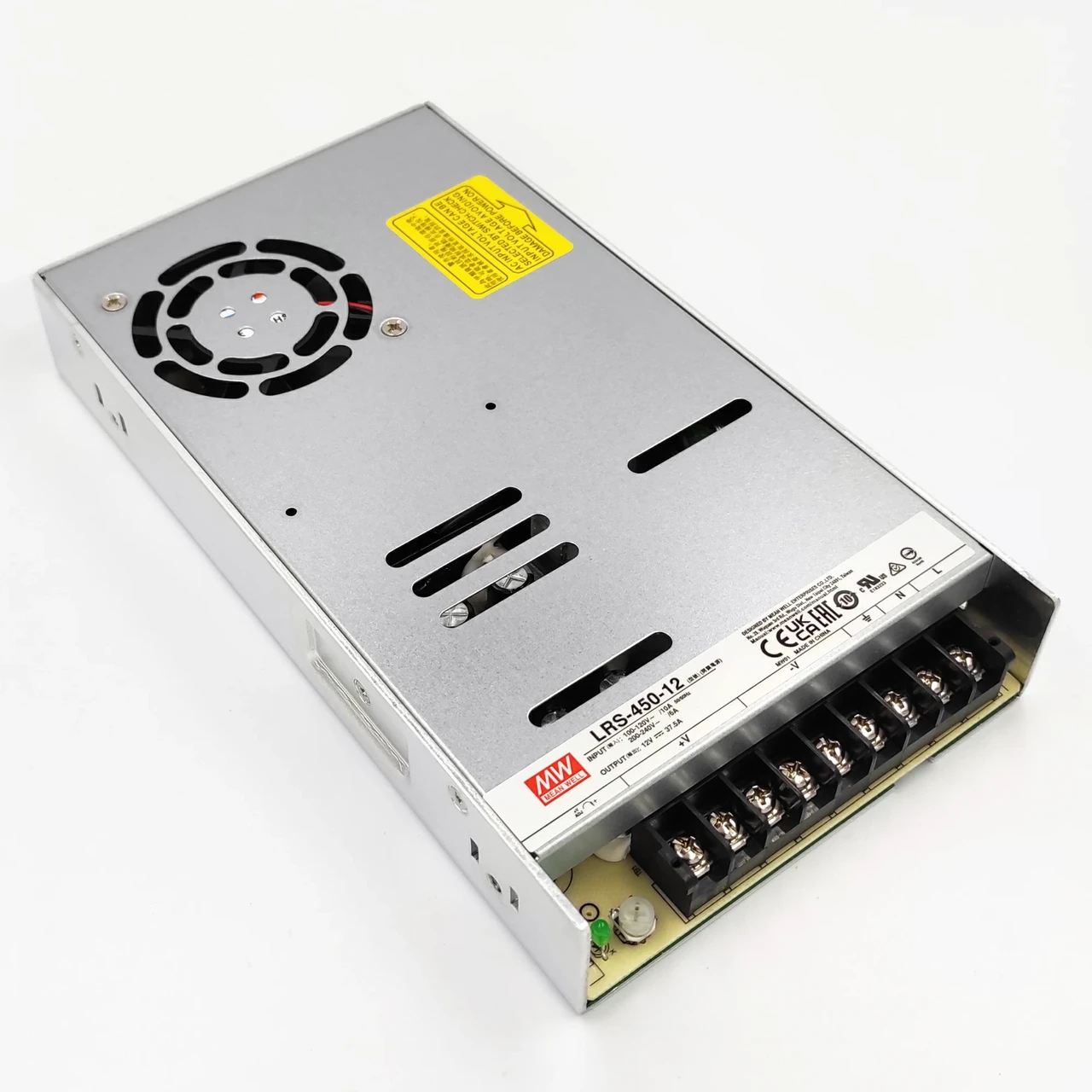 Блок живлення Mean Well 450W 12V 37.5A IP20 LRS-450-12