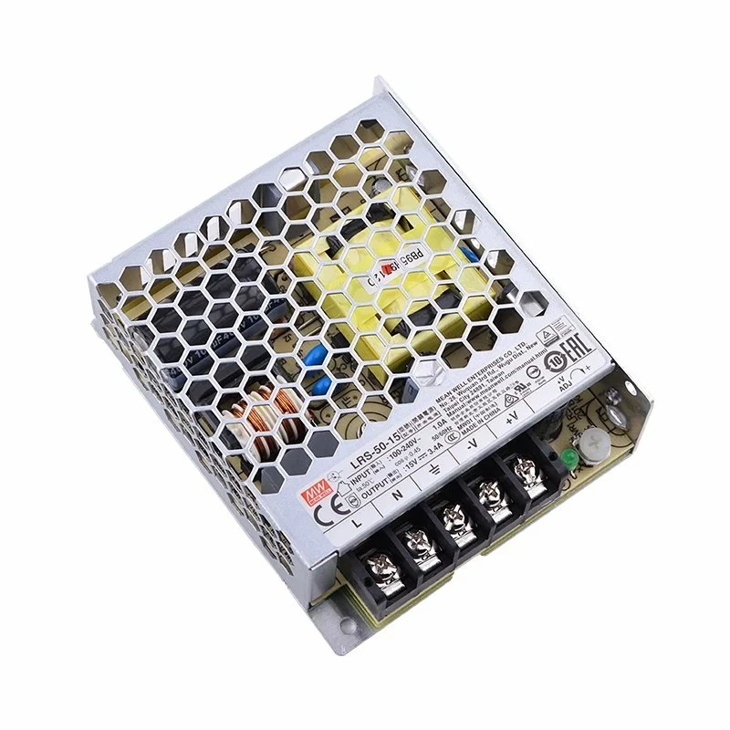 Блок живлення Mean Well 51W 15V 3.4A IP20 LRS-50-15
